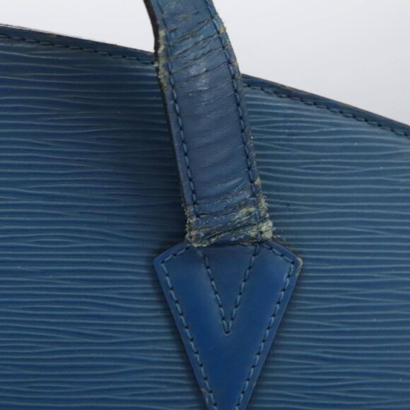 LOUIS VUITTON Epi Saint Jacques Shopping Shoulder Bag Blue Auth - Picture 14 of 16